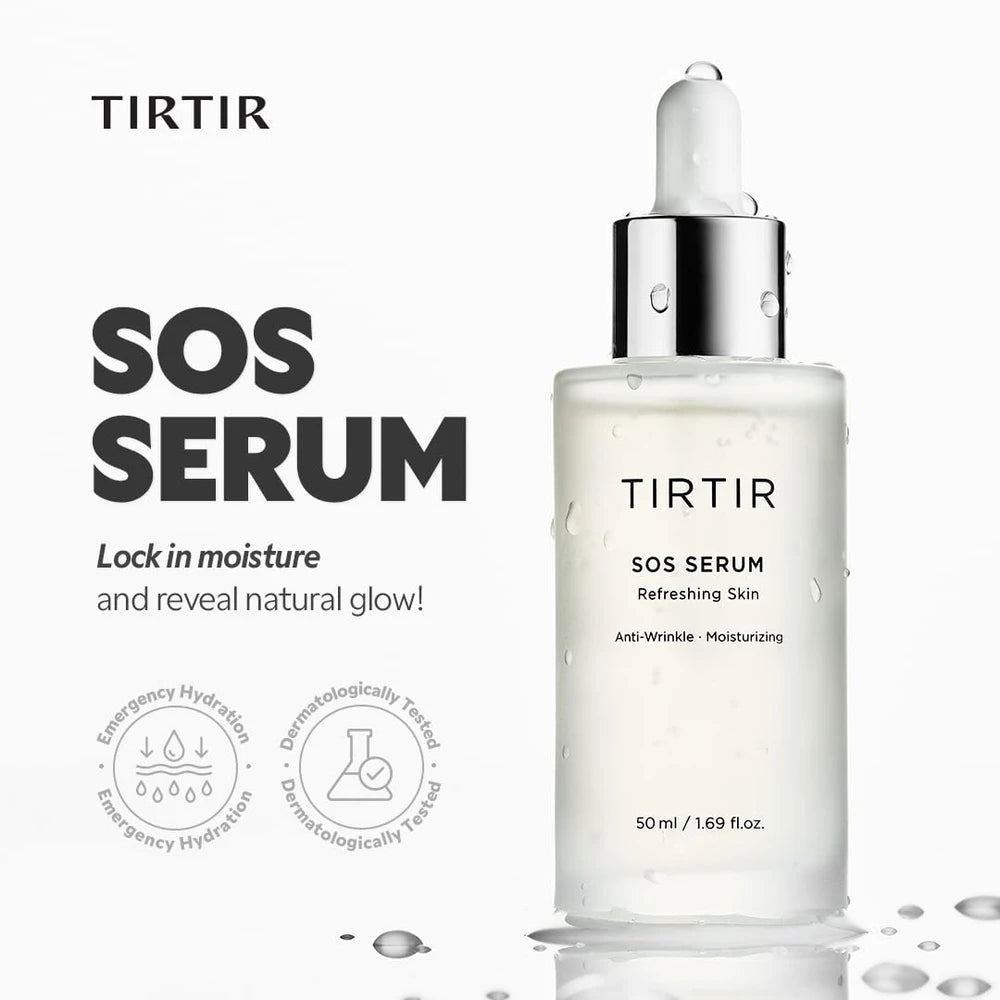 Dewy Glow Routine Set – TIRTIR Milk Skin Toner + SOS Serum + Ceramic Cream