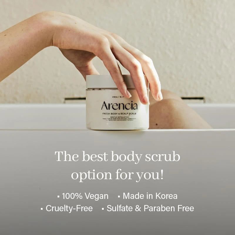 Arencia Sea Salt Body and Scalp Scrub