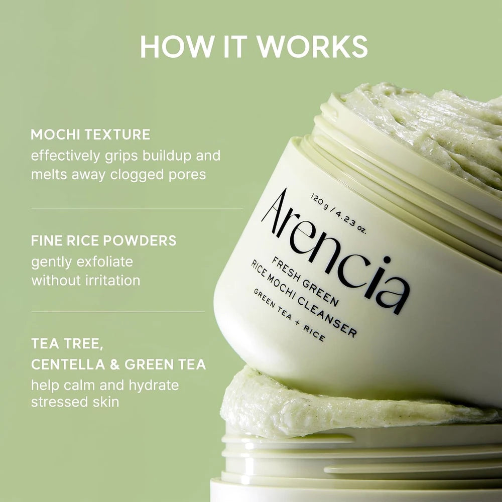 Arencia Rice Mochi Face Cleanser