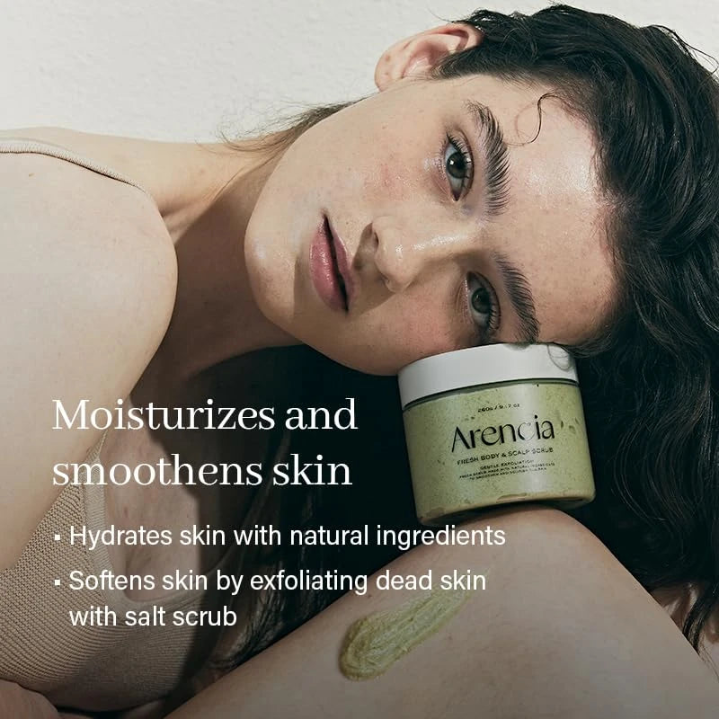 Arencia Sea Salt Body and Scalp Scrub
