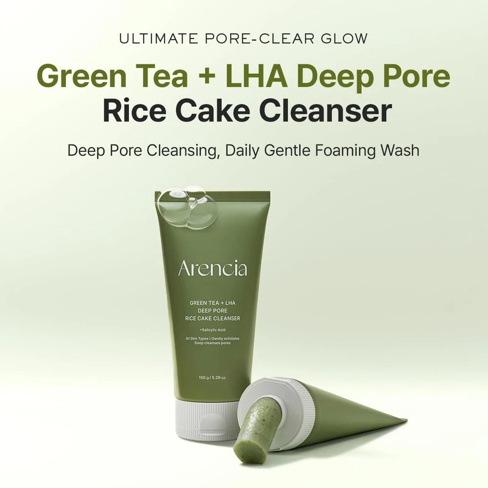 Arencia Green Tea Rice Cake Cleanser
