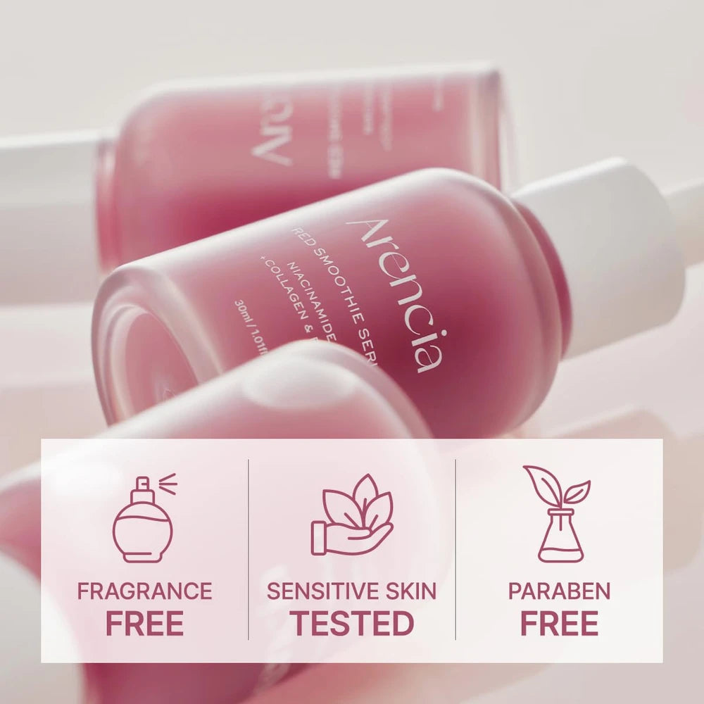 Arencia Red Collagen Peptide Smoothie Serum