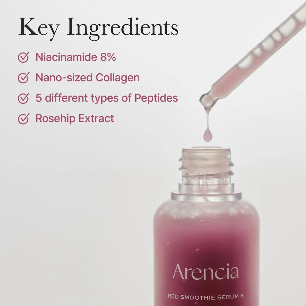 Arencia Red Collagen Peptide Smoothie Serum