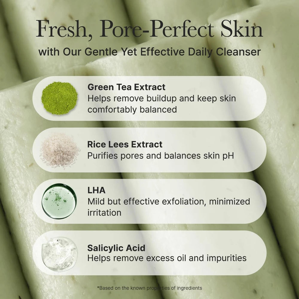 Arencia Green Tea Rice Cake Cleanser