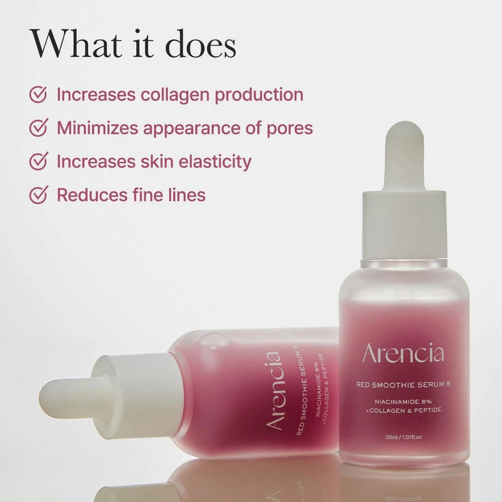 Arencia Red Collagen Peptide Smoothie Serum